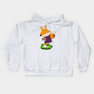 Fox American Football Sports Kids Hoodie